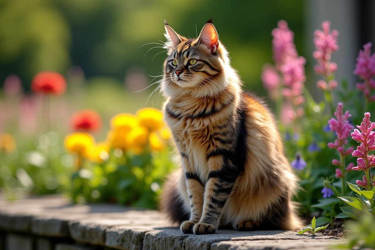 chats à poils longs